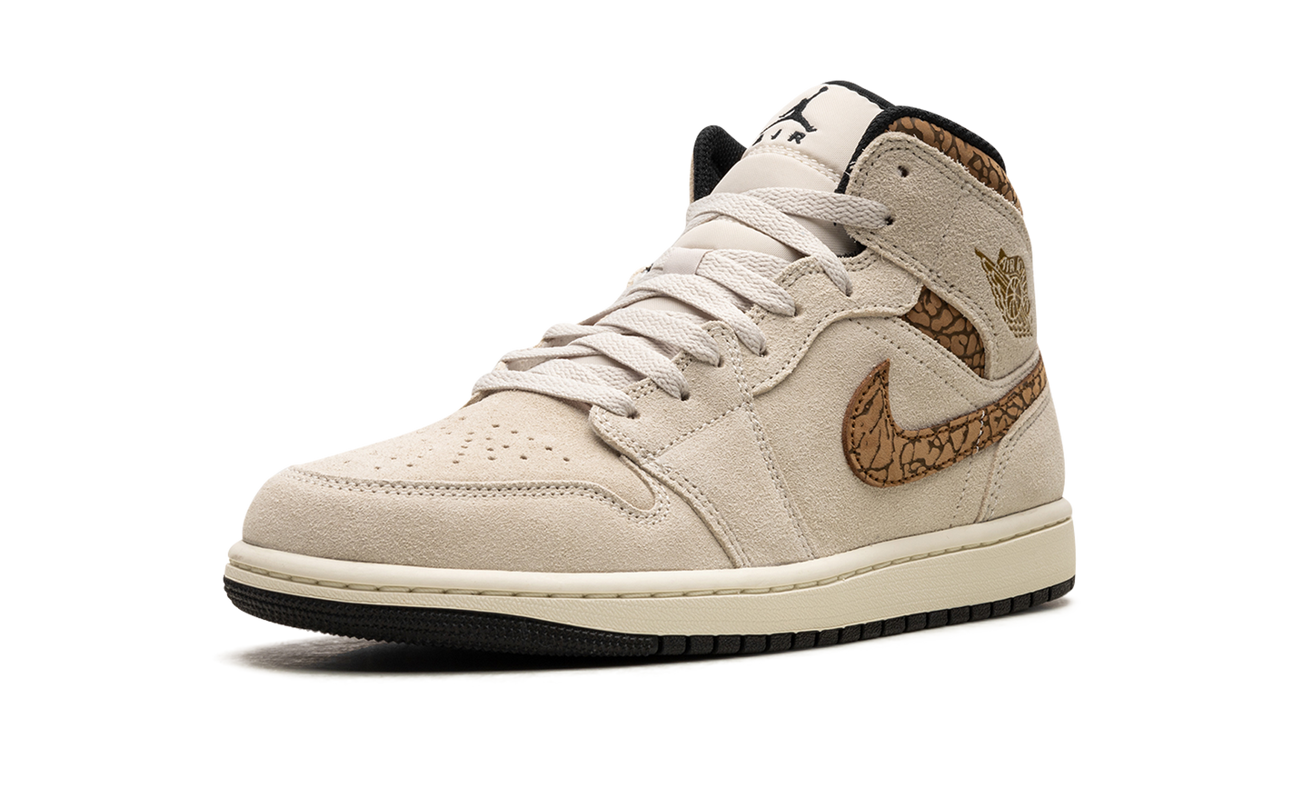 Air Jordan 1 Mid Brown Elephant