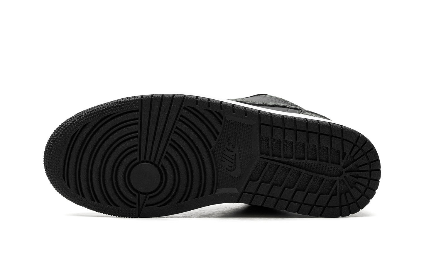 Air Jordan 1 Low Black Elephant