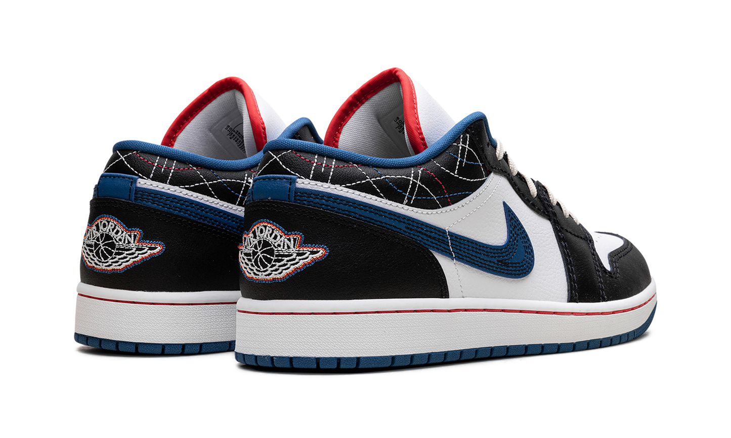 Air Jordan 1 Low SE Industrial Blue Sashiko