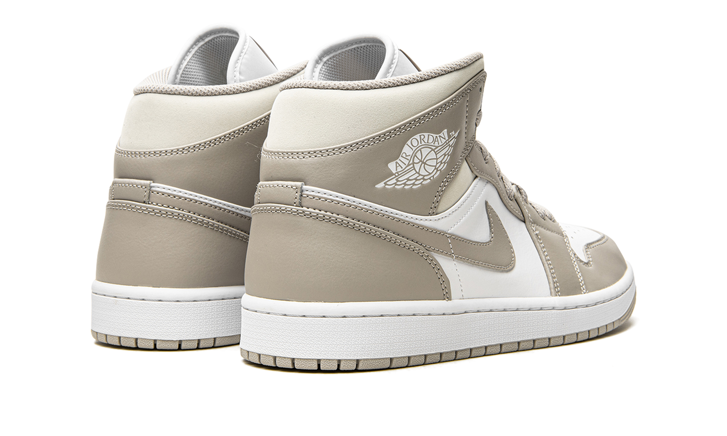 Air Jordan 1 Mid Linen / College Grey