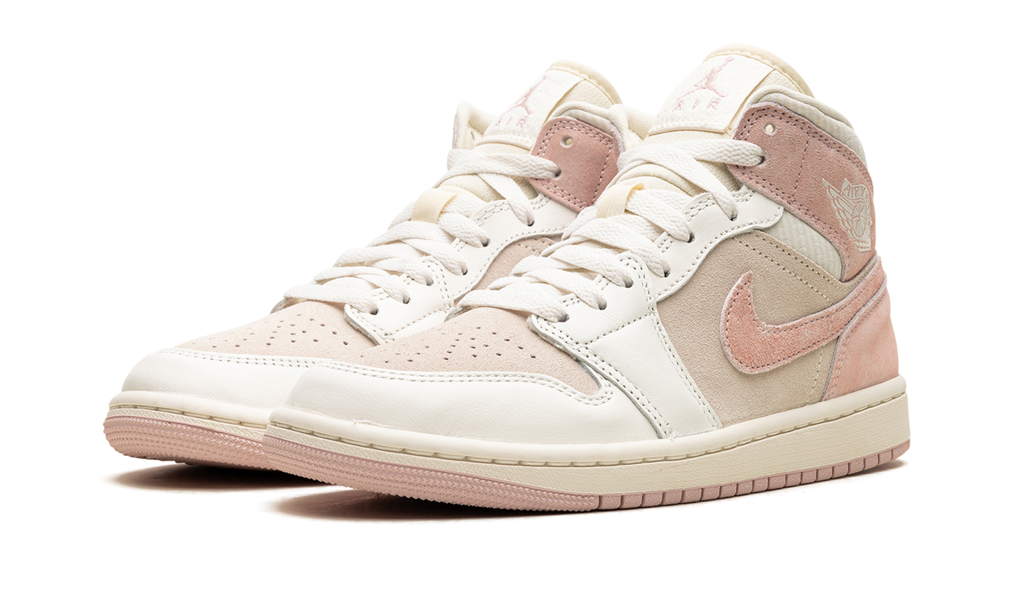 Air Jordan 1 Mid SE WMNS Coconut Milk / Legend Pink