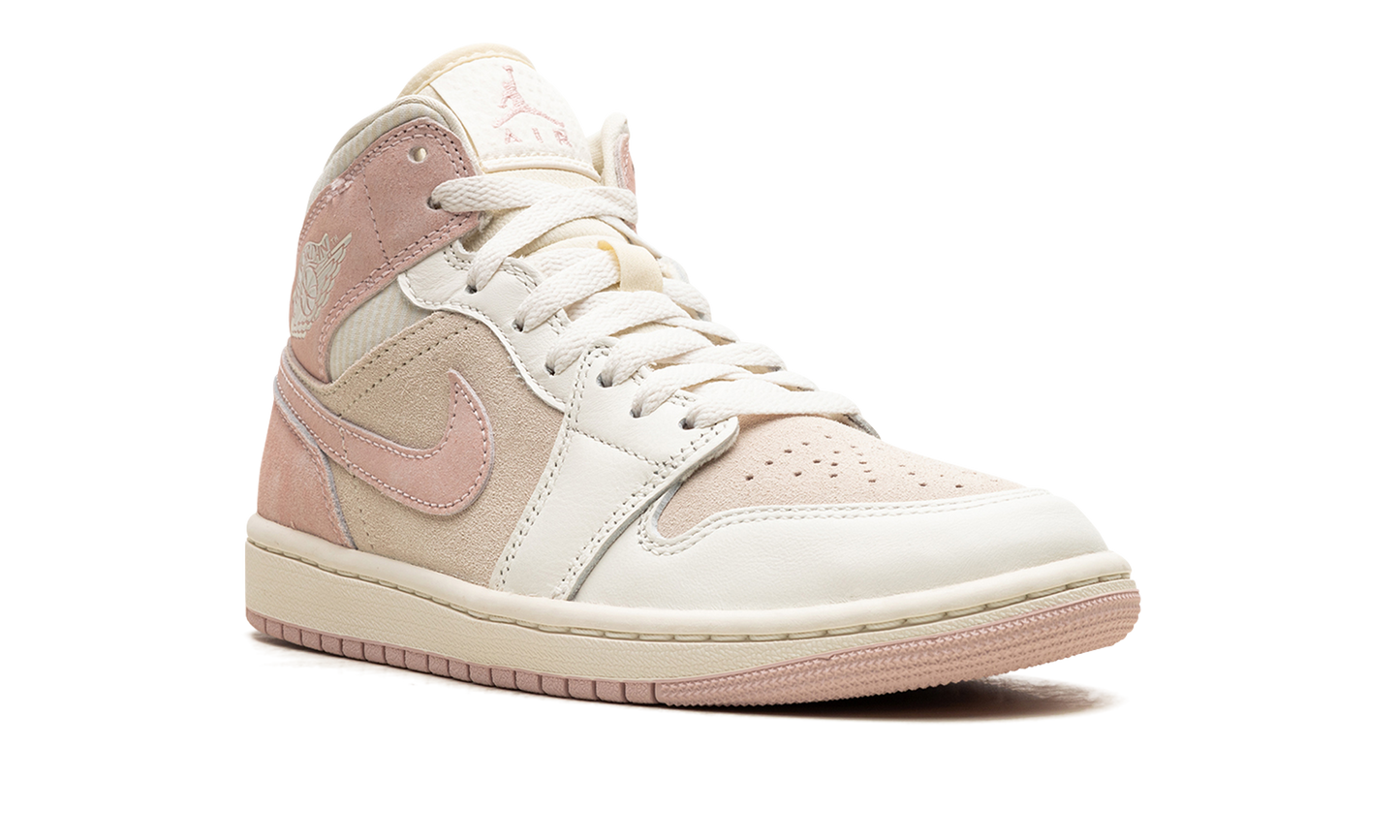 Air Jordan 1 Mid SE WMNS Coconut Milk / Legend Pink