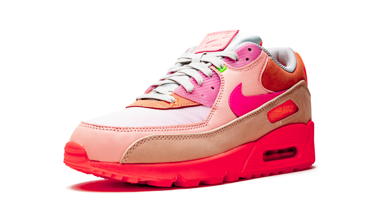 AIR MAX 90 PRM WMNS Platinum Crimson/Bright Purple