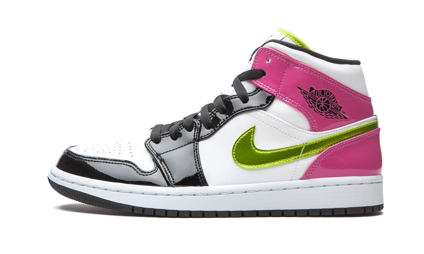 Air Jordan 1 Mid SE Cyber / Active Fuchsia