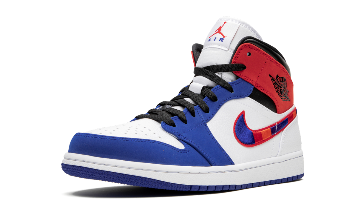 Air Jordan 1 Mid Multicolor Swoosh