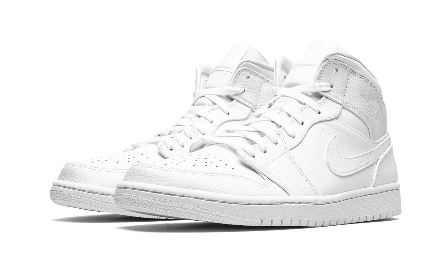 Air Jordan 1 Mid Triple White