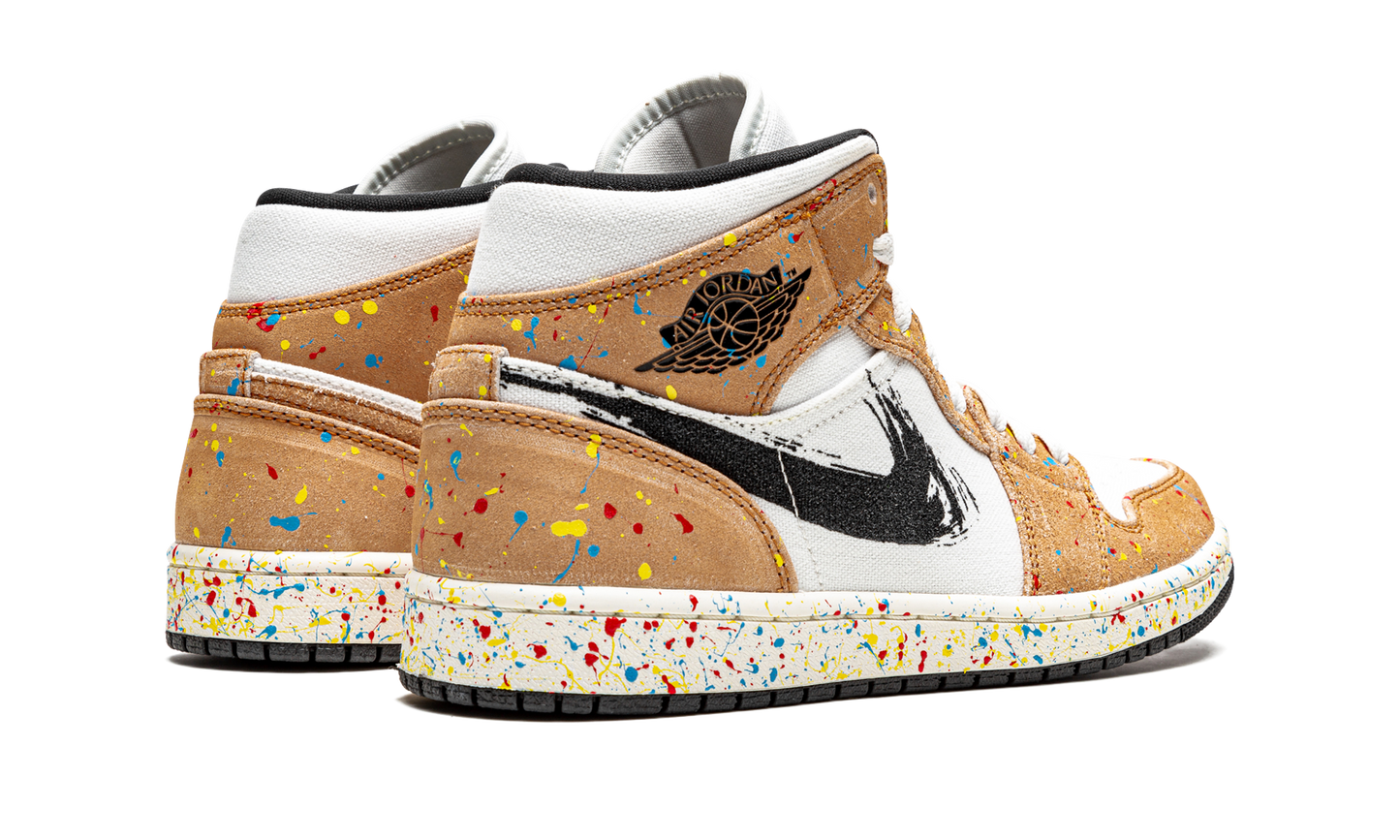 Air Jordan 1 Mid SE Brushstroke