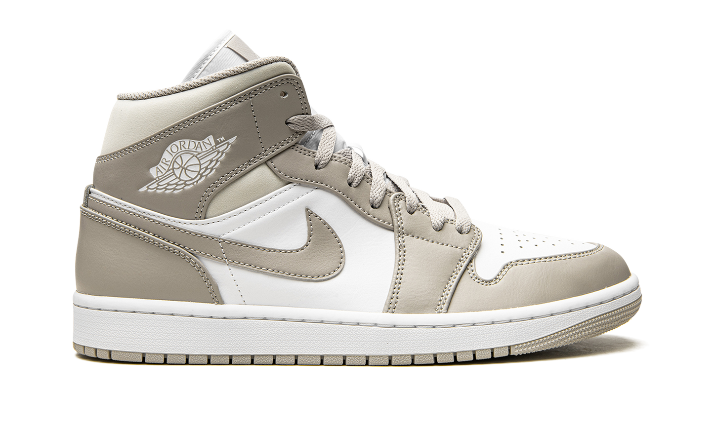 Air Jordan 1 Mid Linen / College Grey