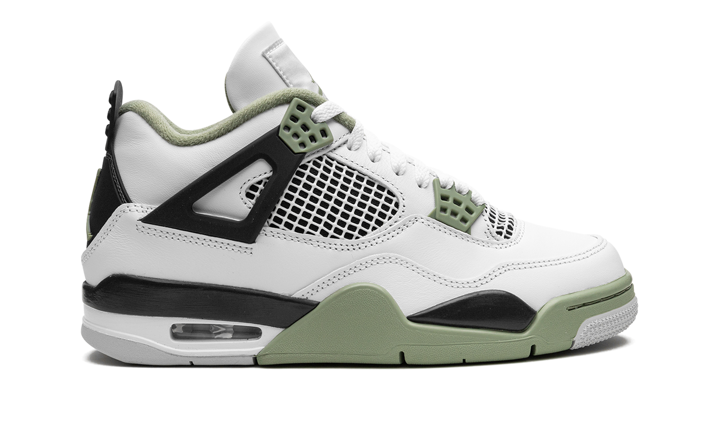 Air Jordan 4 Retro WMNS Seafoam Oil Green