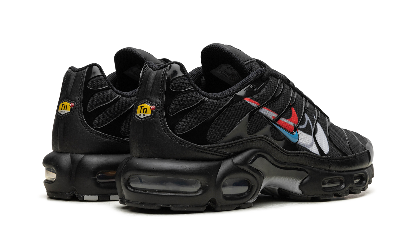 Air Max Plus Multi Swoosh Black Bright Crimson