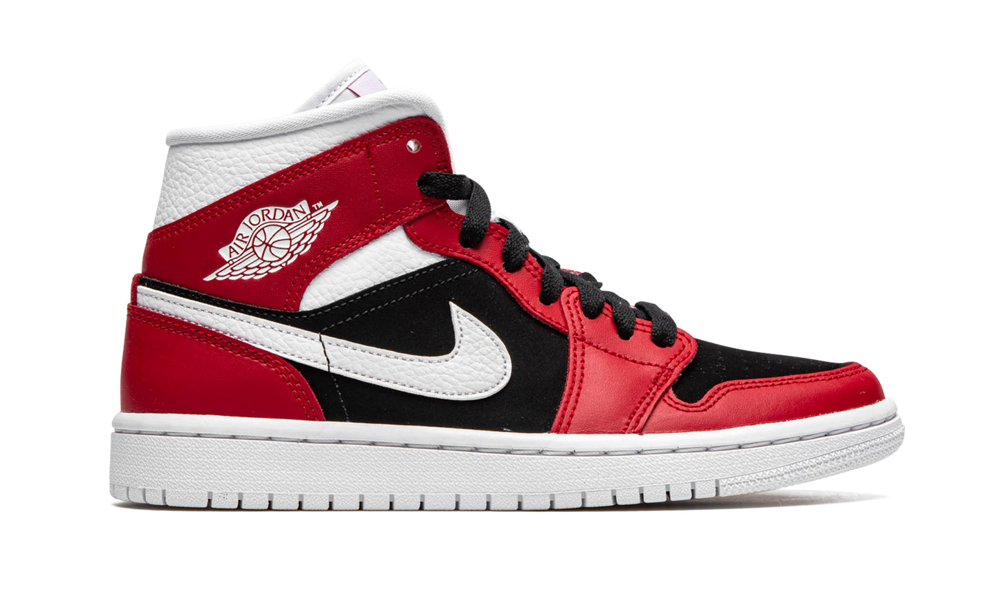 AIR JORDAN 1 MID WMNS Gym Red / Black