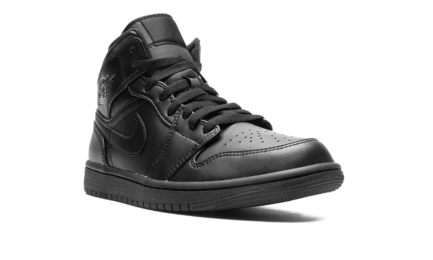 Air Jordan 1 Mid Triple Black