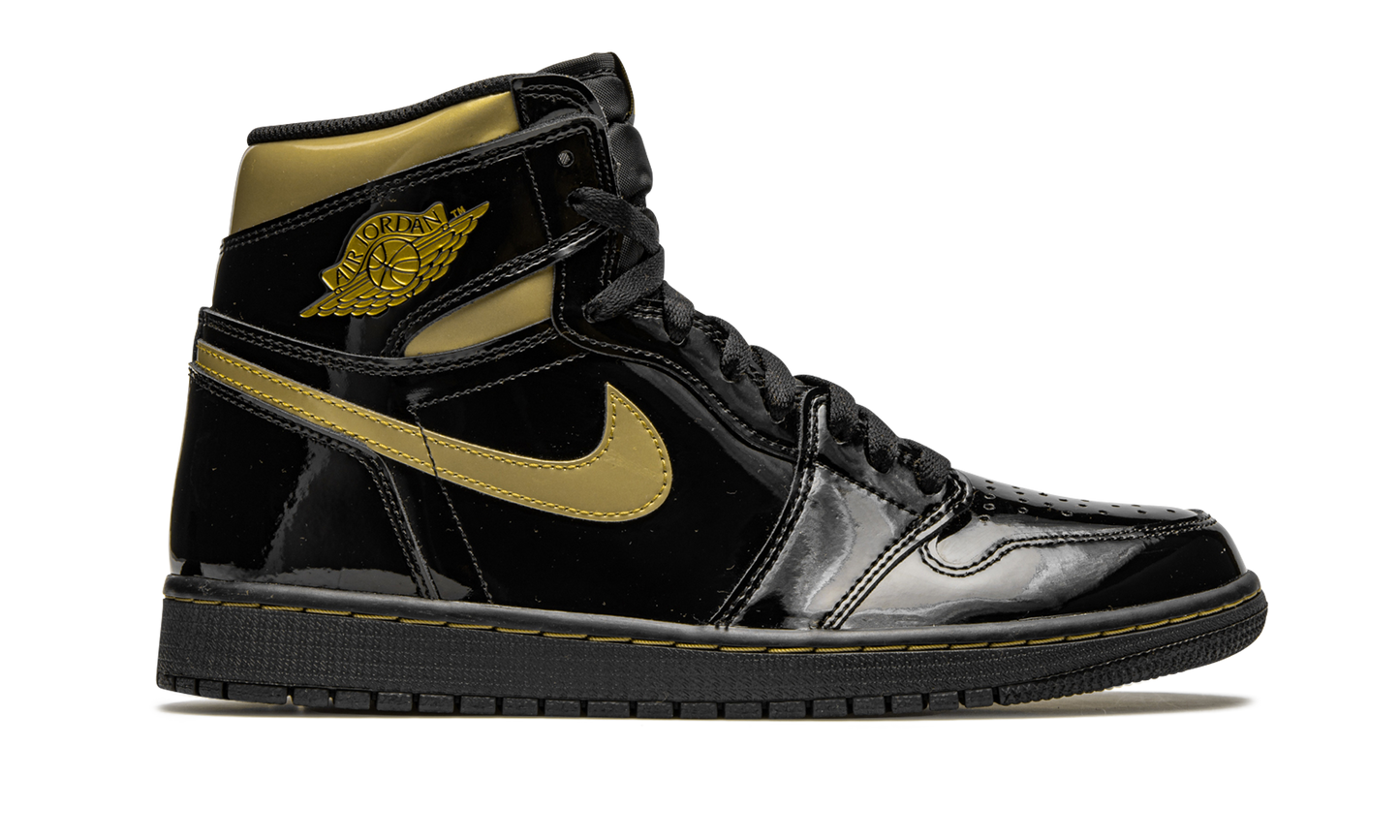 Air Jordan 1 Retro High OG Black Metallic Gold