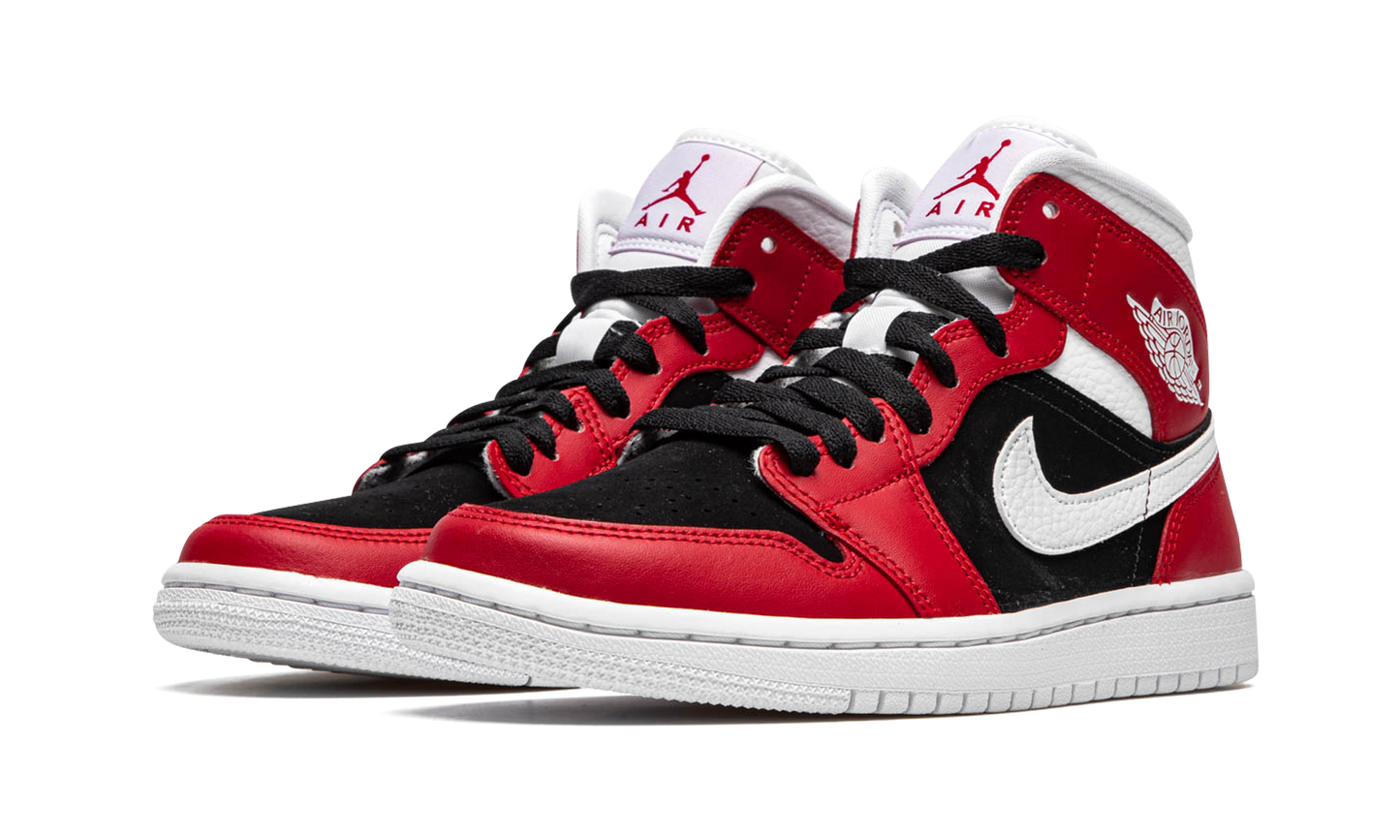 AIR JORDAN 1 MID WMNS Gym Red / Black