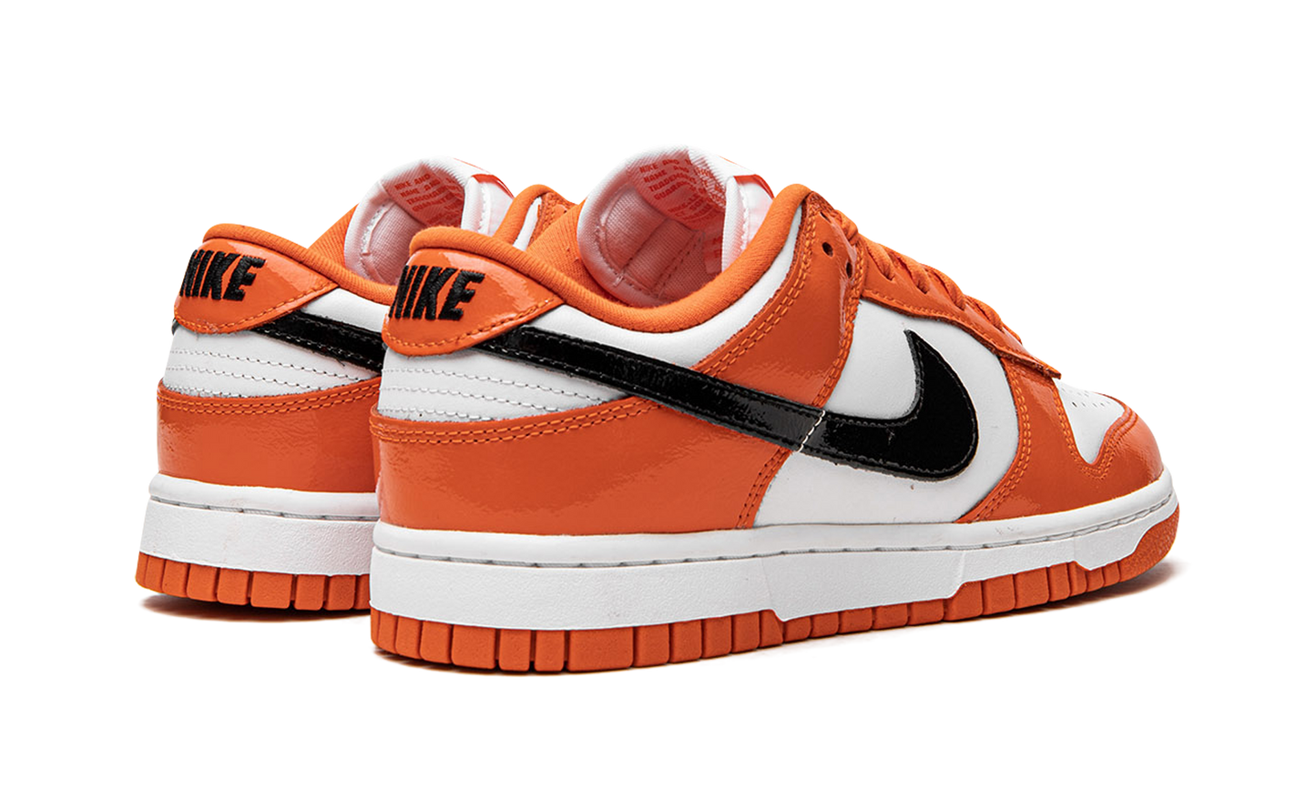 DUNK LO MNS WMNS Orange / Black Patent Leather