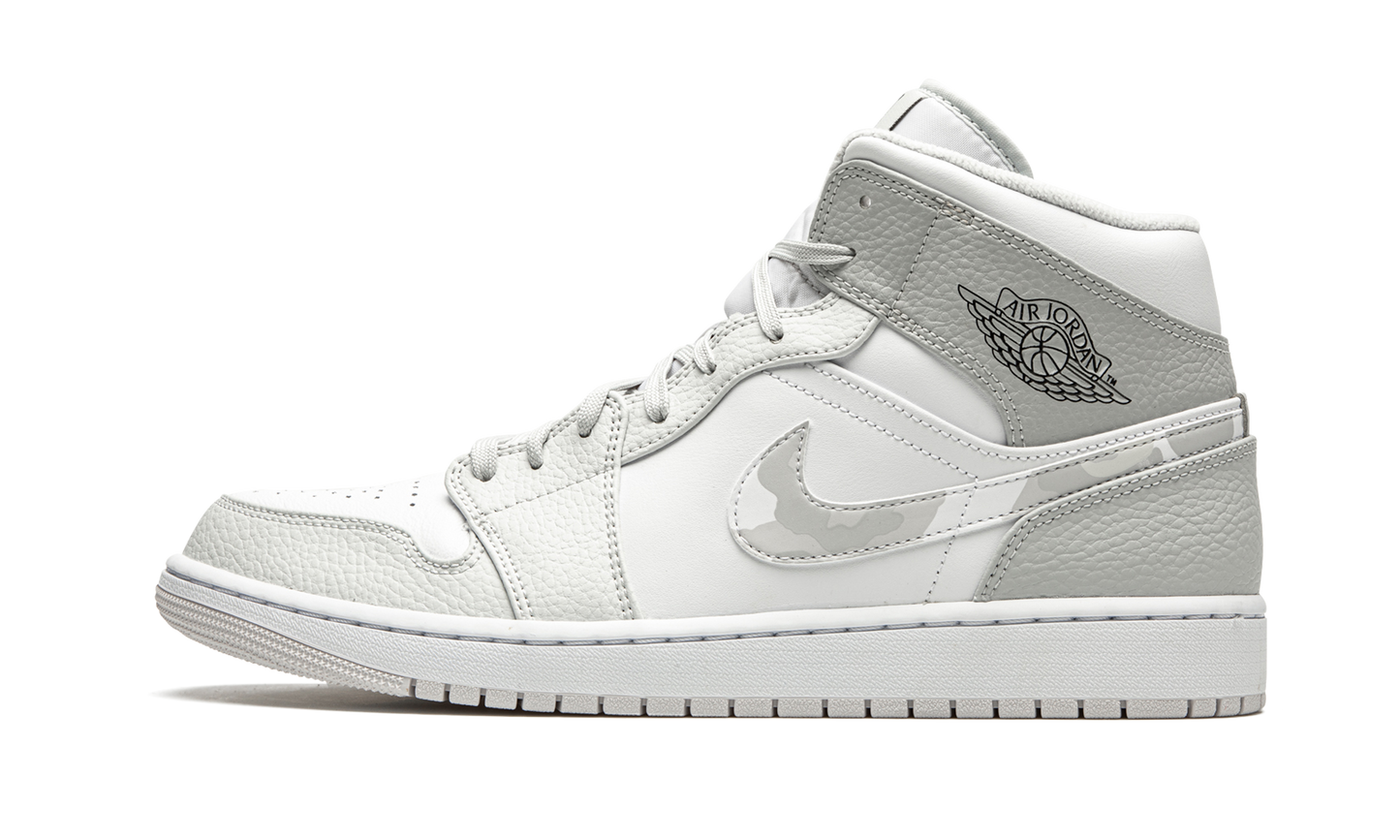 Air Jordan 1 Mid White Camo