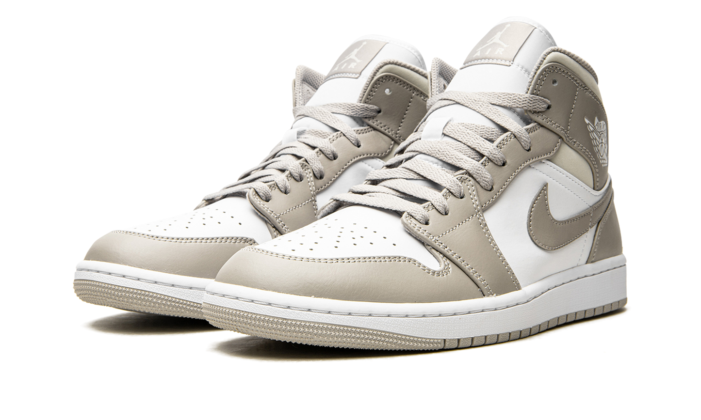 Air Jordan 1 Mid Linen / College Grey