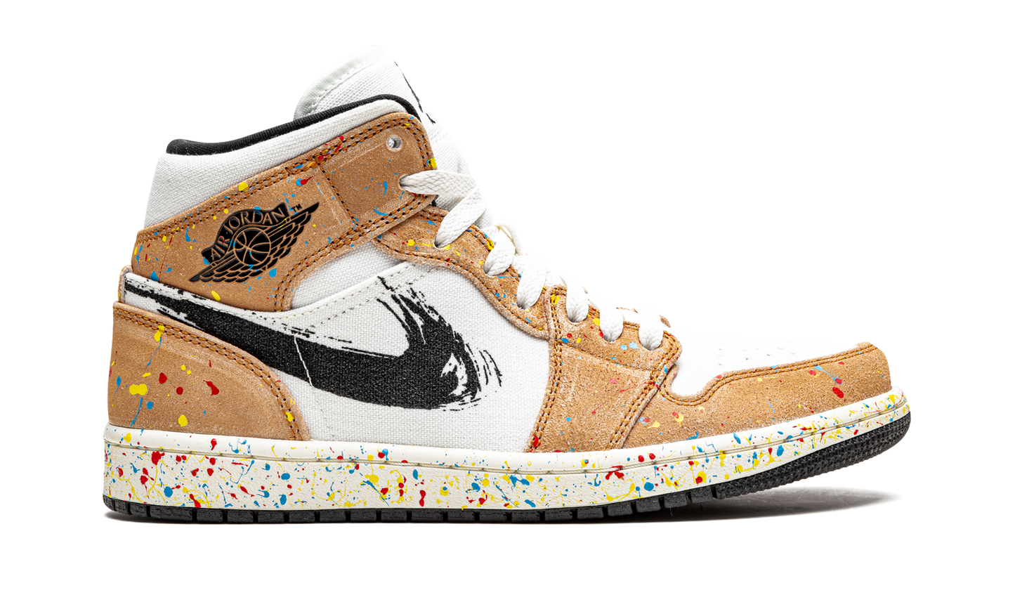 Air Jordan 1 Mid SE Brushstroke