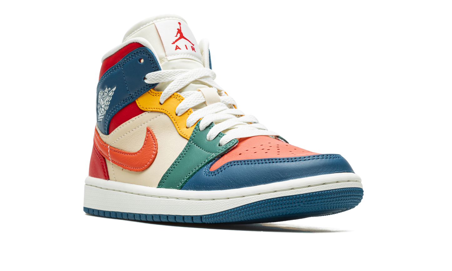 AIR JORDAN 1 MID SE WMNS Multi-Color