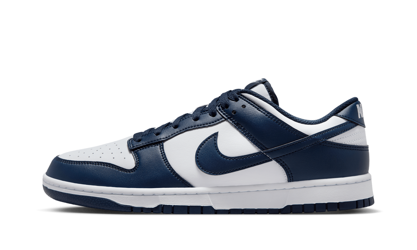 Dunk Low White Midnight Navy