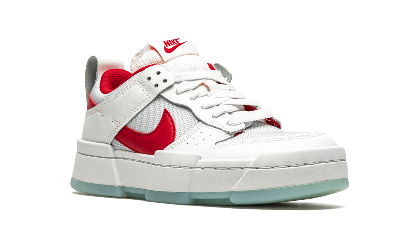 DUNK LO DISRUPT WMNS Summit White / Gym Red
