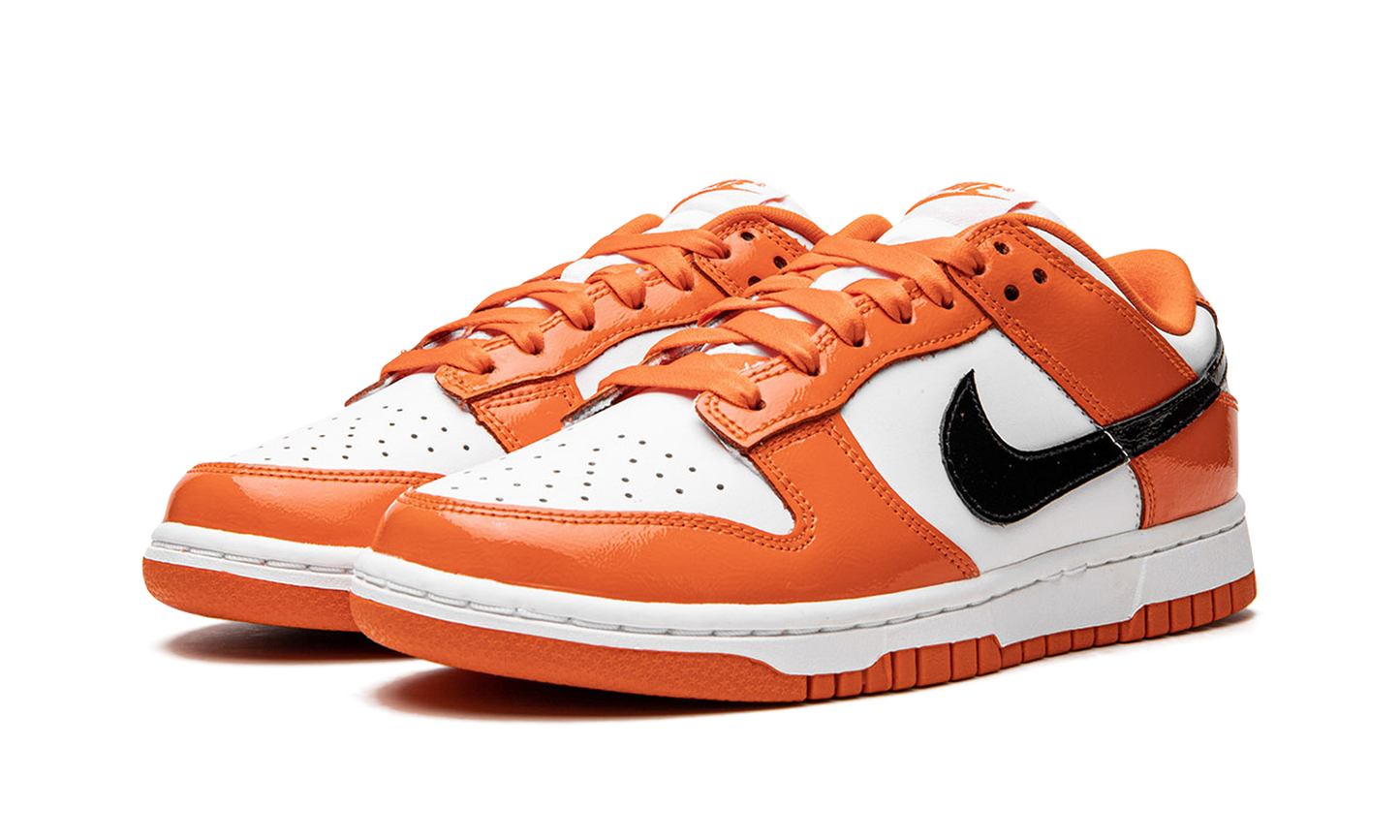 DUNK LO MNS WMNS Orange / Black Patent Leather