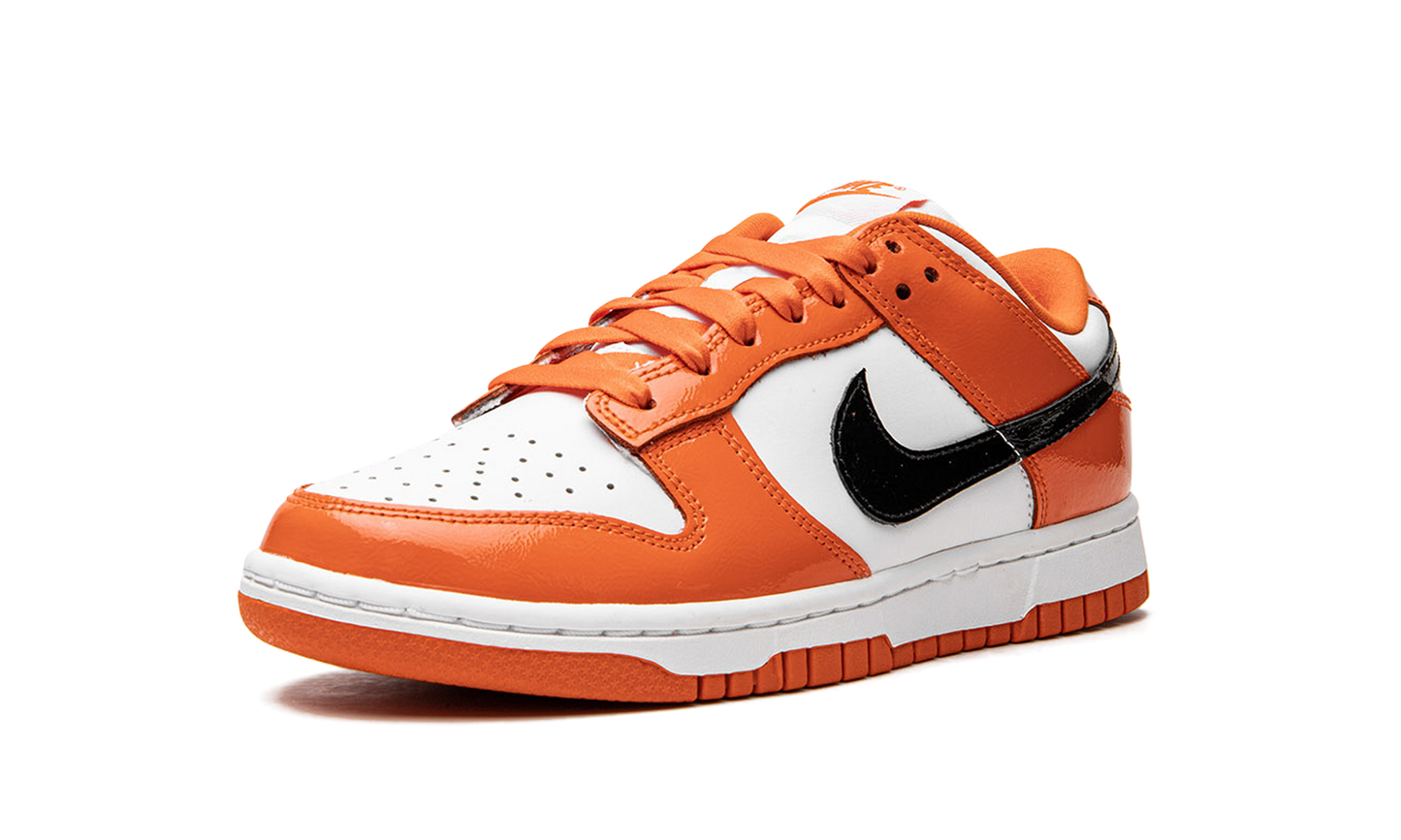 DUNK LO MNS WMNS Orange / Black Patent Leather