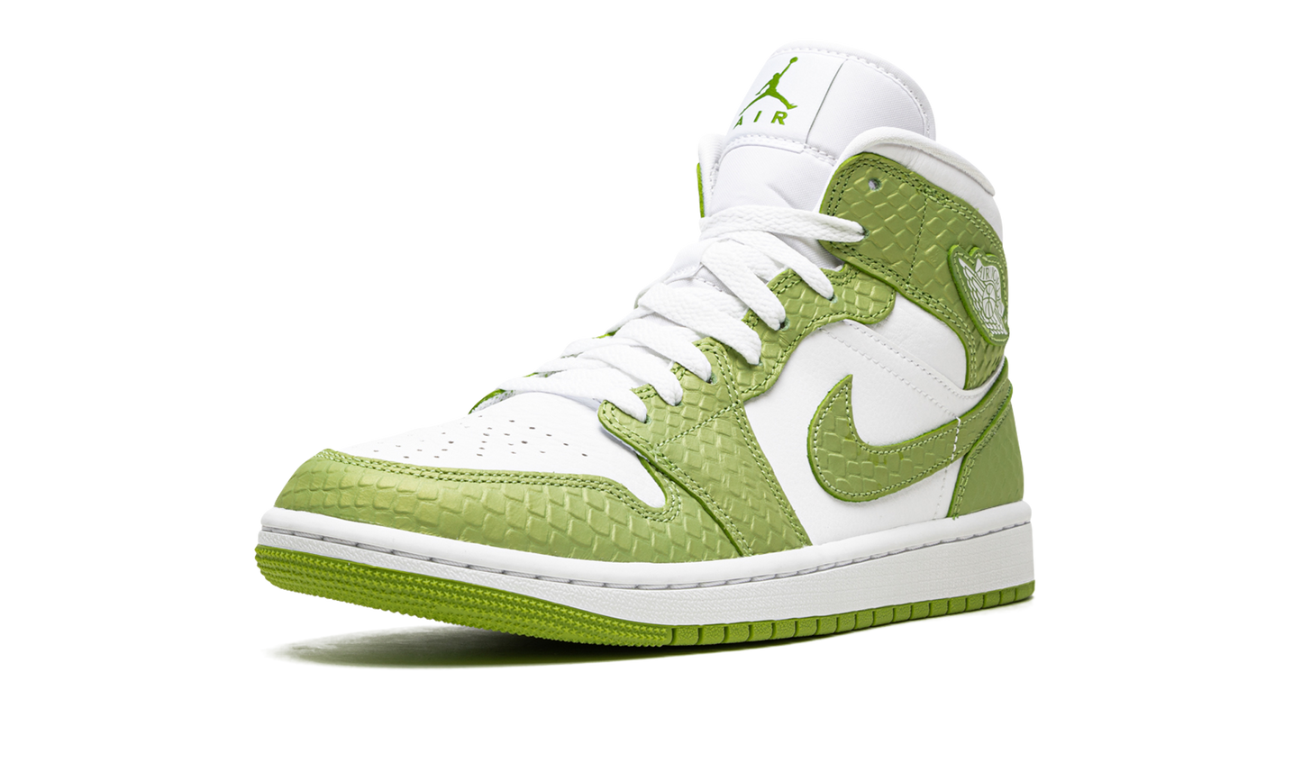AIR JORDAN 1 MID SE WMNS Green Python