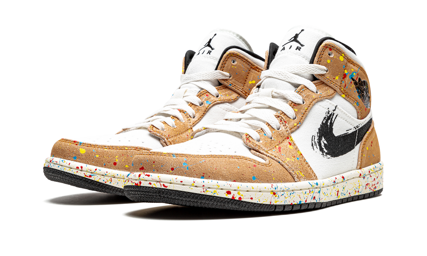 Air Jordan 1 Mid SE Brushstroke