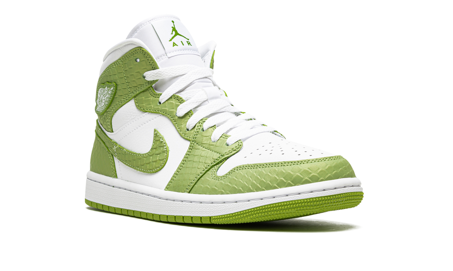 AIR JORDAN 1 MID SE WMNS Green Python