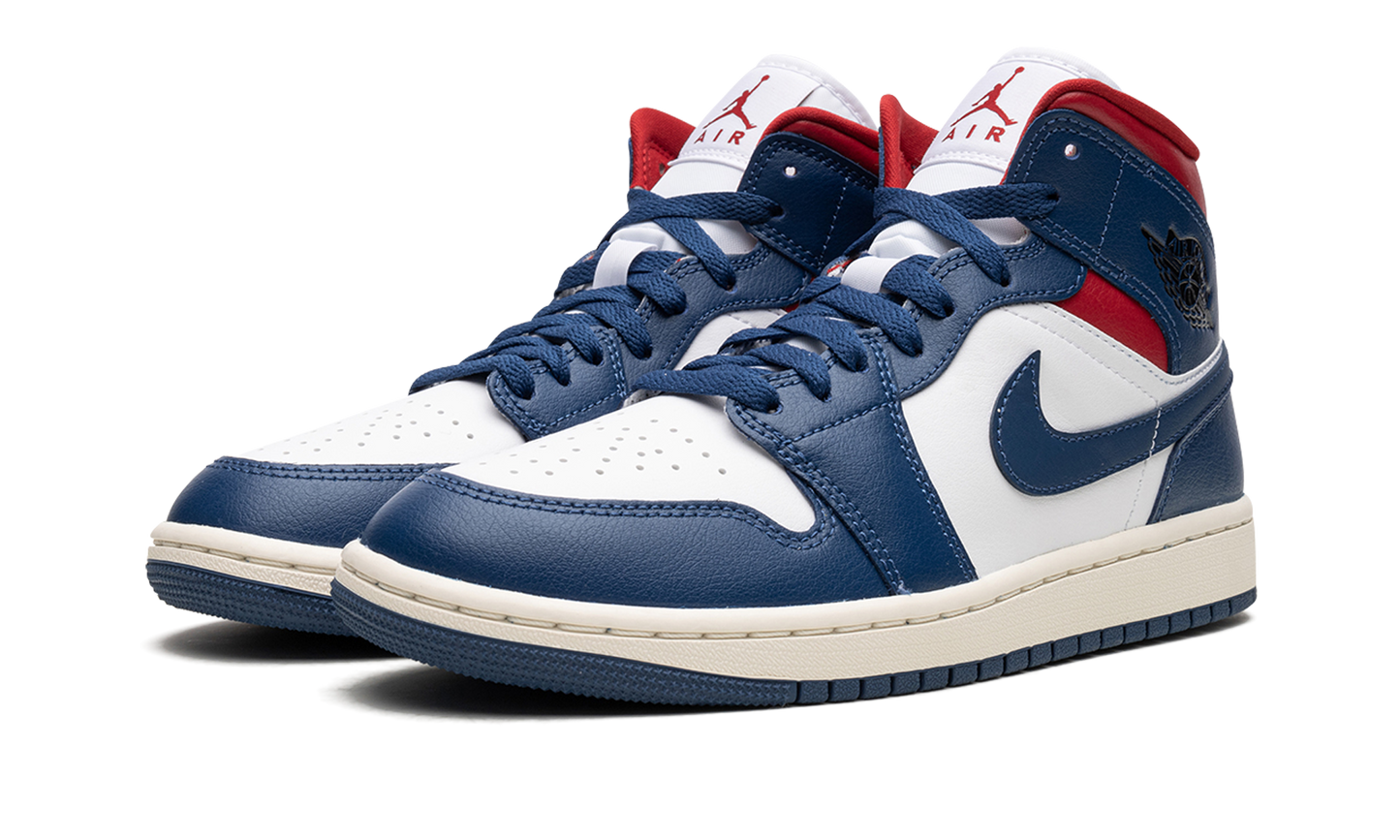 AIR JORDAN 1 MID WMNS  Blue / Red
