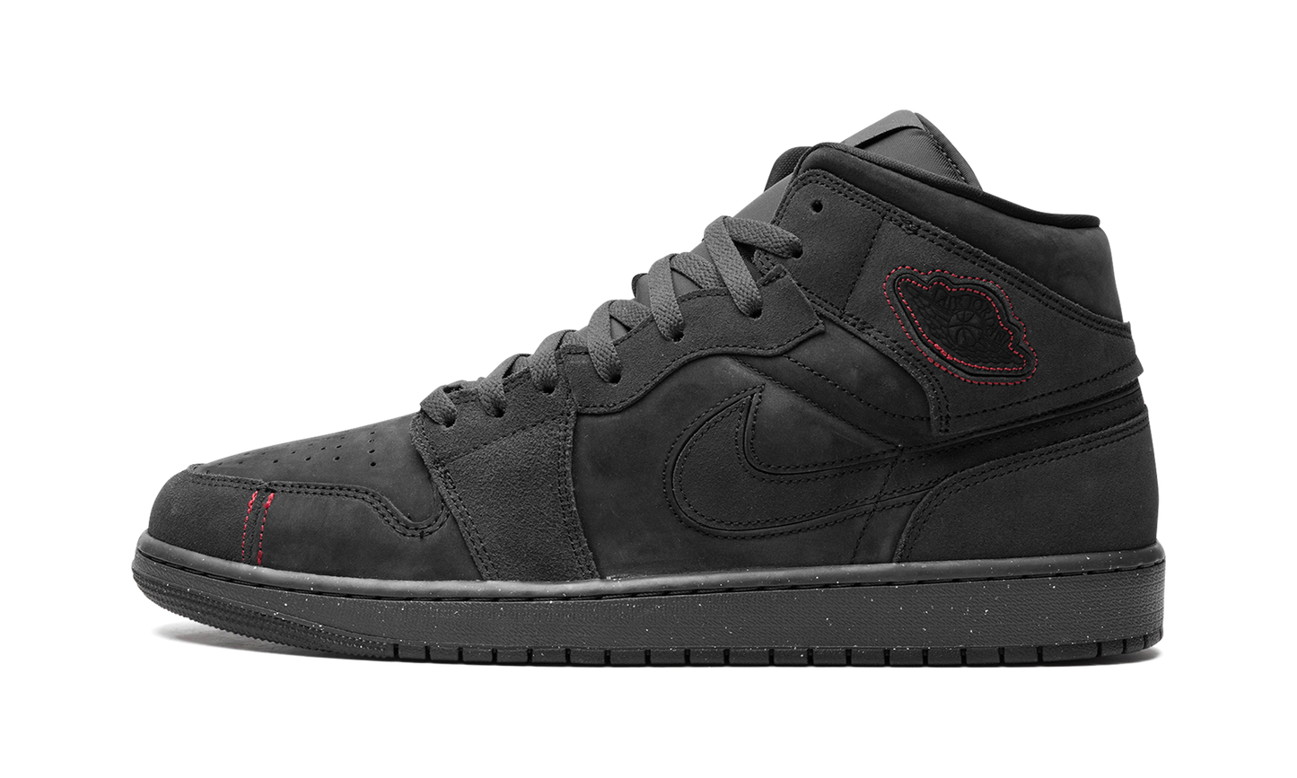 Air Jordan 1 Mid SE Craft  Dark Smoke Red