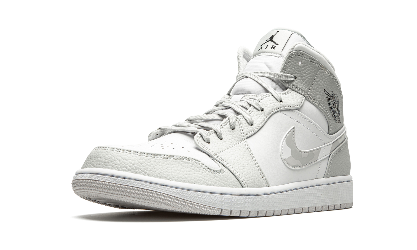 Air Jordan 1 Mid  White Camo