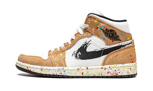 Air Jordan 1 Mid SE  Brushstroke