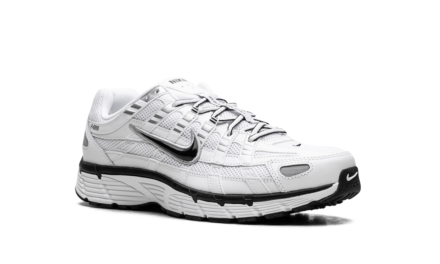 P-6000  White Metallic Silver Black