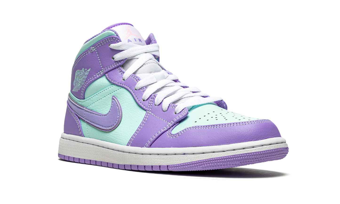 Air Jordan 1 Mid  Purple Pulse / Glacier Blue
