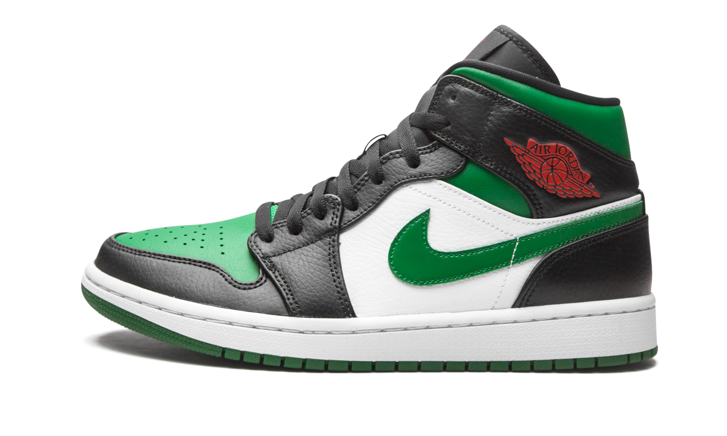 Air Jordan 1 Mid  Green Toe