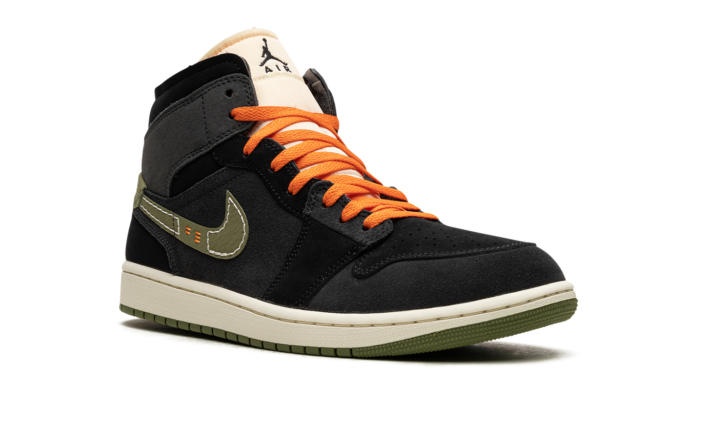 Air Jordan 1 Mid SE Craft  Anthracite Light Olive