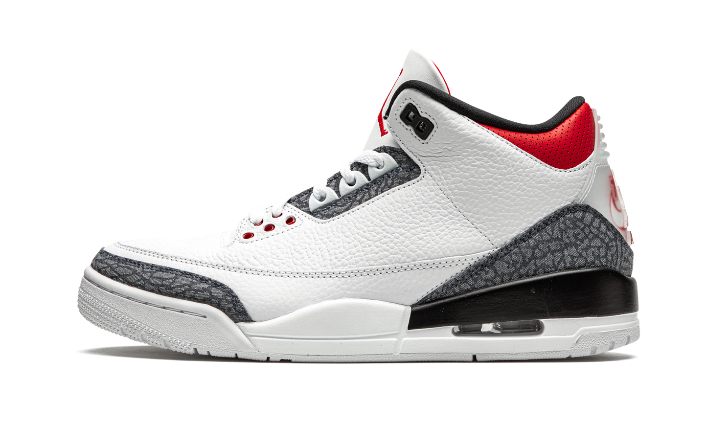 Air Jordan 3 Retro SE-T Denim  Japan Exclusive - Fire Red