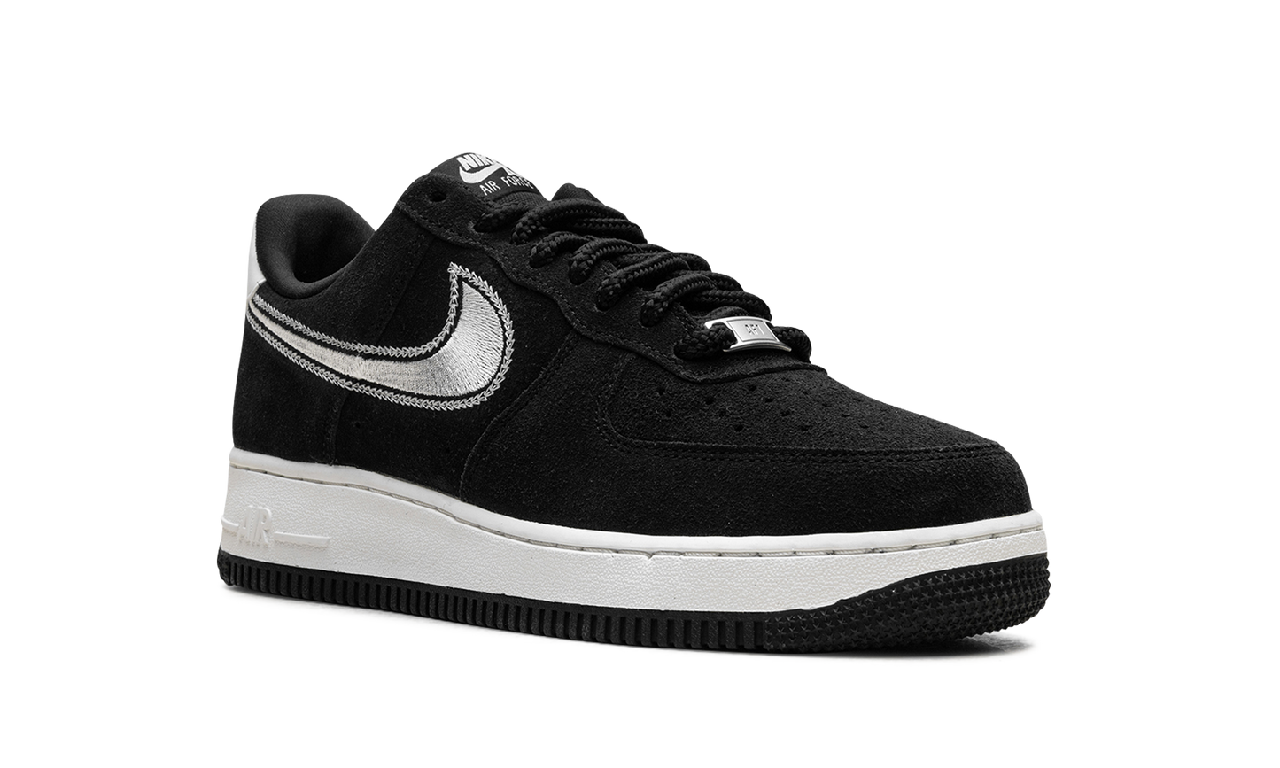 Air Force 1 Low '07 LV8  Black Sail Embroidered Swoosh