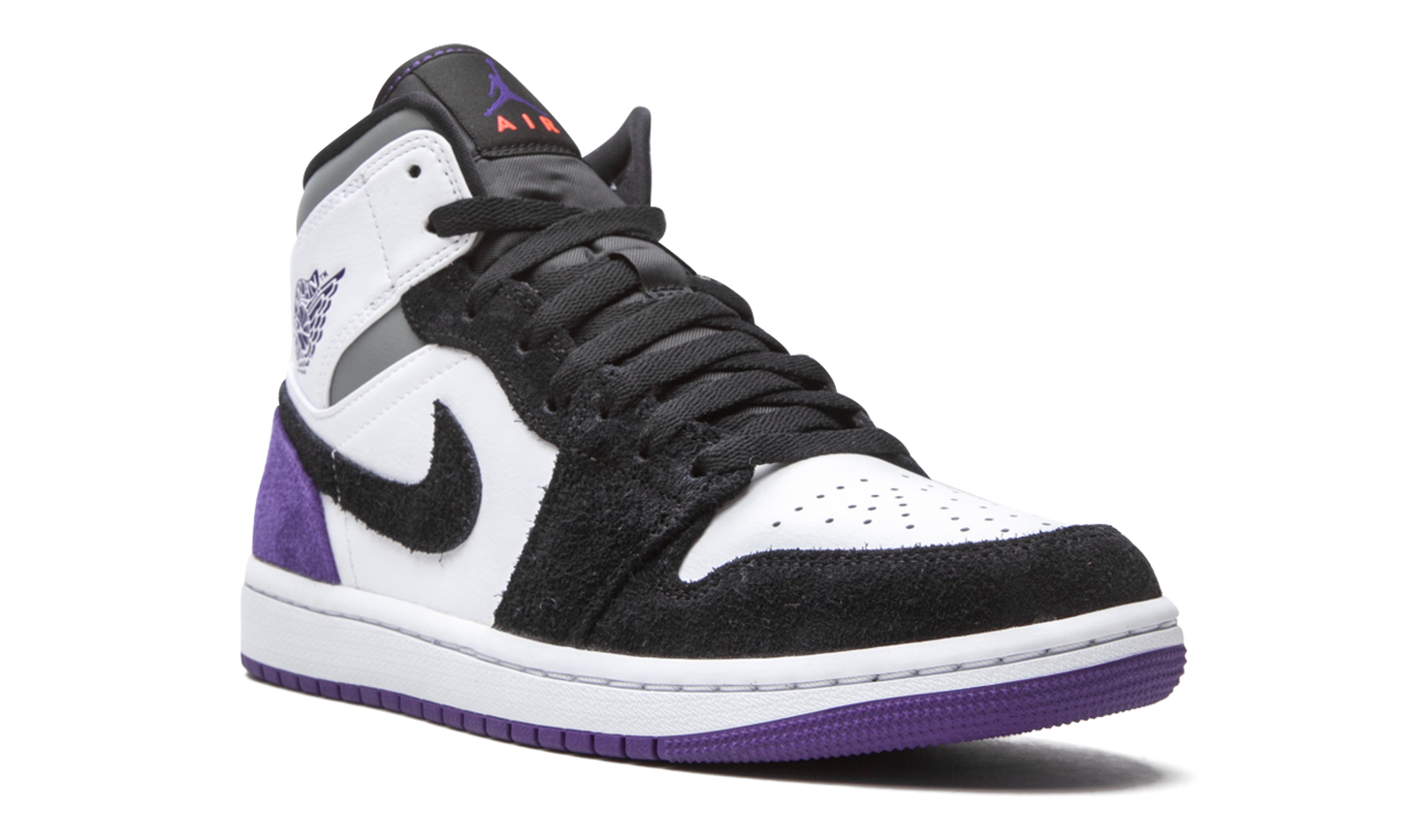 Air Jordan 1 Mid SE  Court Purple Suede