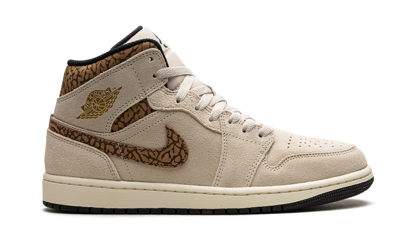 Air Jordan 1 Mid  Brown Elephant