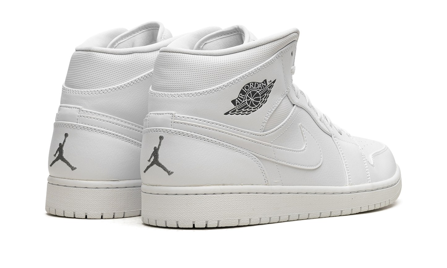 Air Jordan 1 Mid  White / Cool Grey