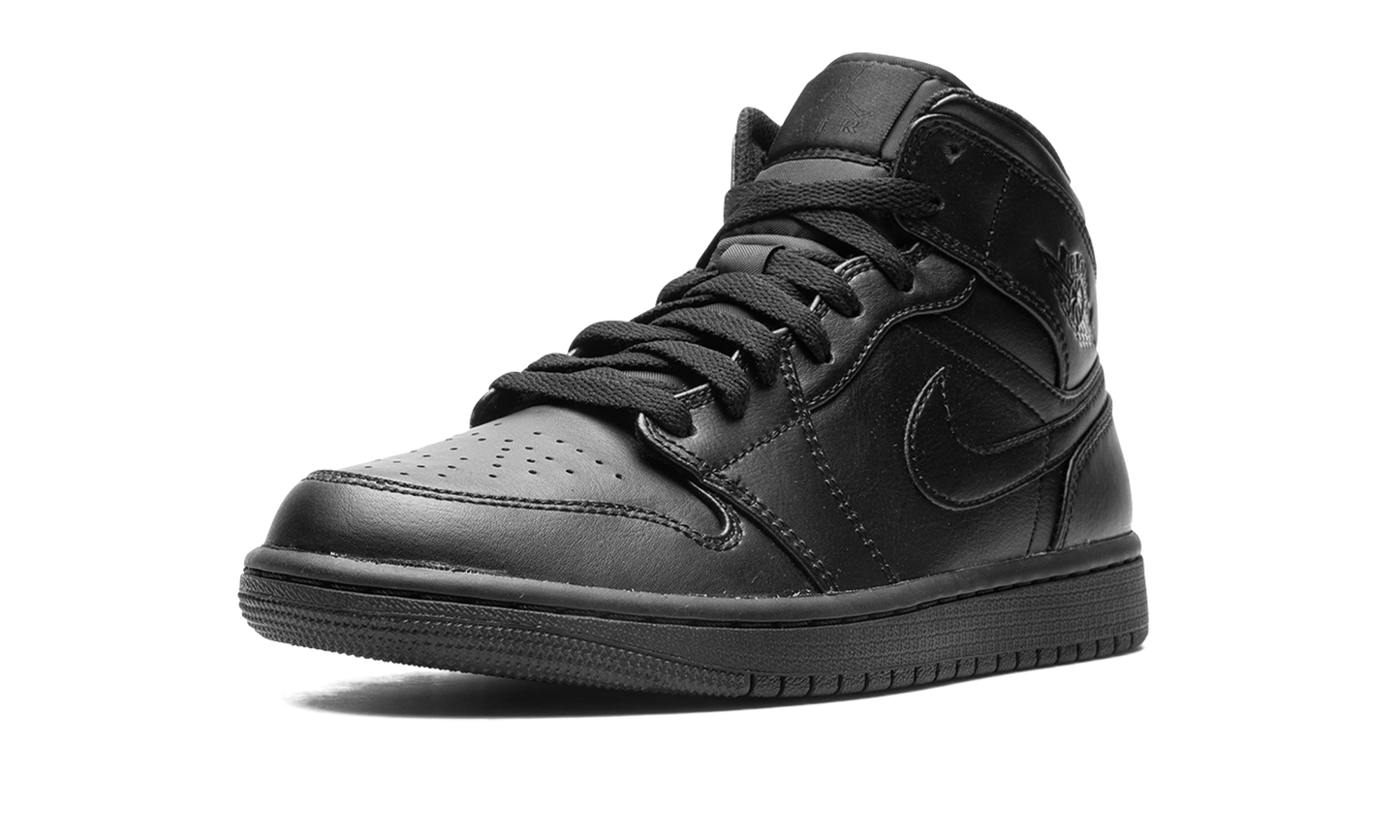 Air Jordan 1 Mid  Triple Black