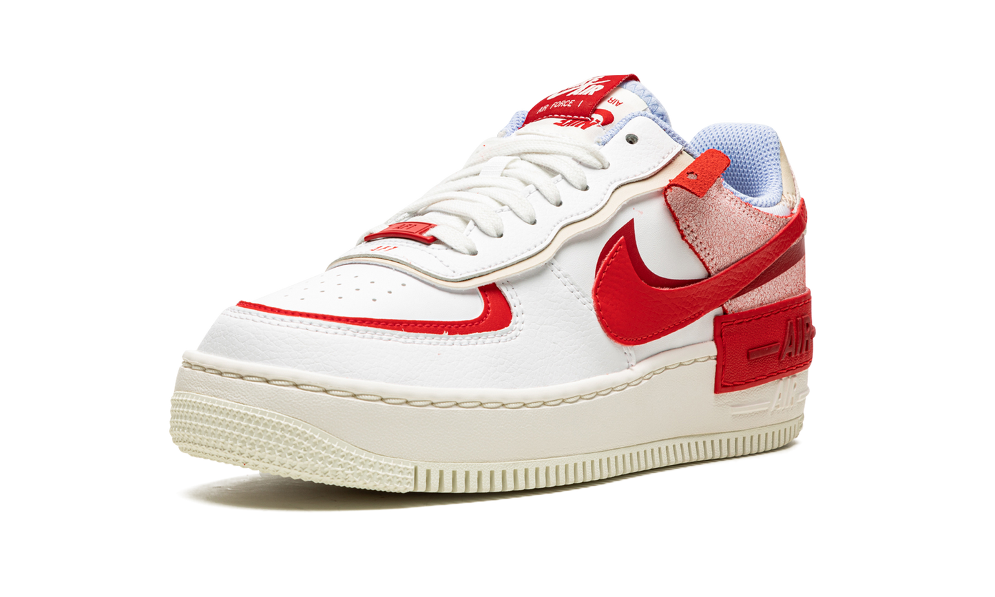 AIR FORCE 1 LO SHADO MNS WMNS  Red Cracked Leather
