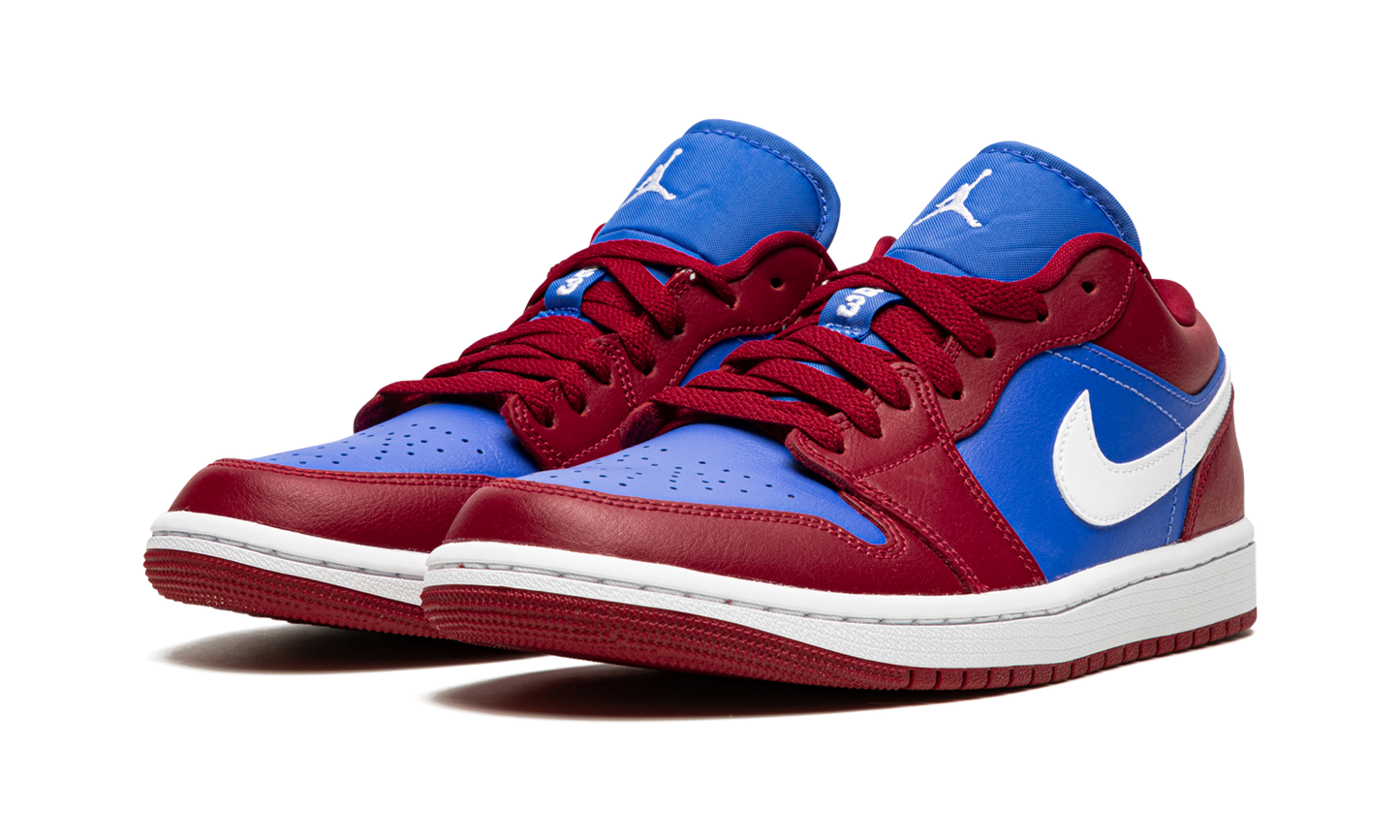 AIR JORDAN 1 LO WMNS  Pomegranate / Medium Blue