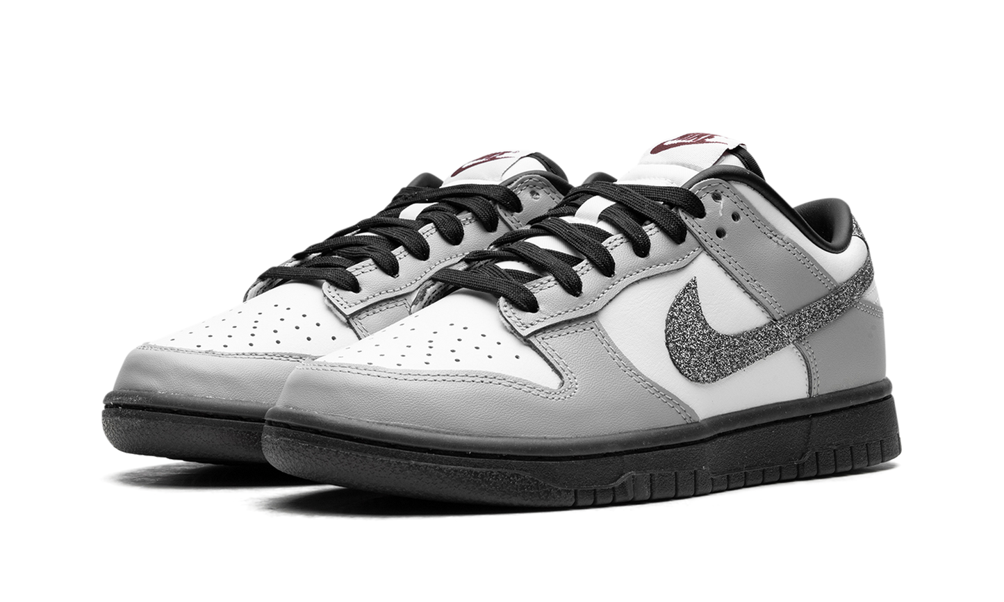Dunk Low LX WMNS  Glitter Swoosh White Light Smoke Grey