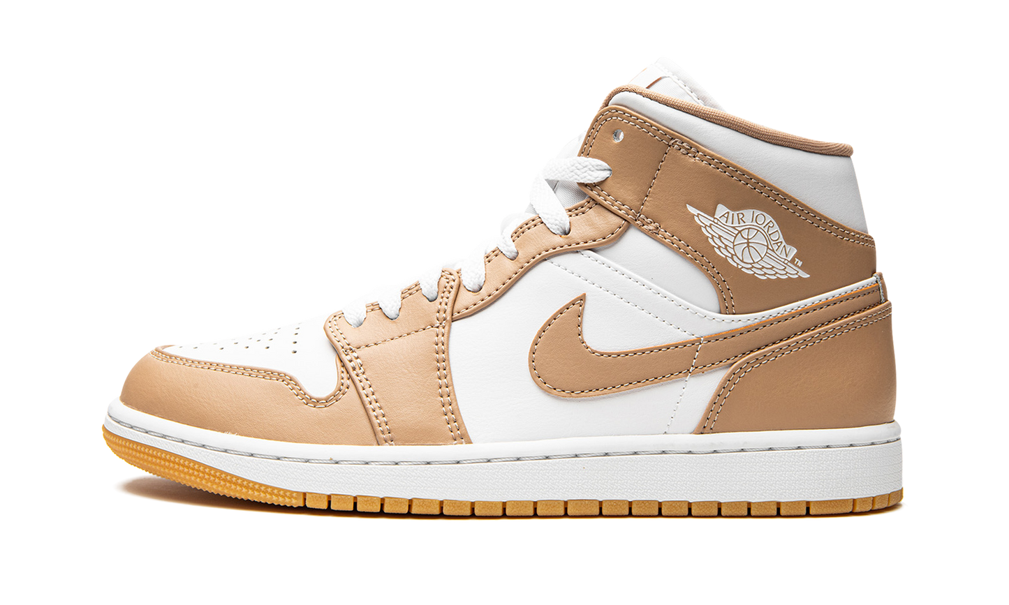 Air Jordan 1 Mid  Tan / Gum