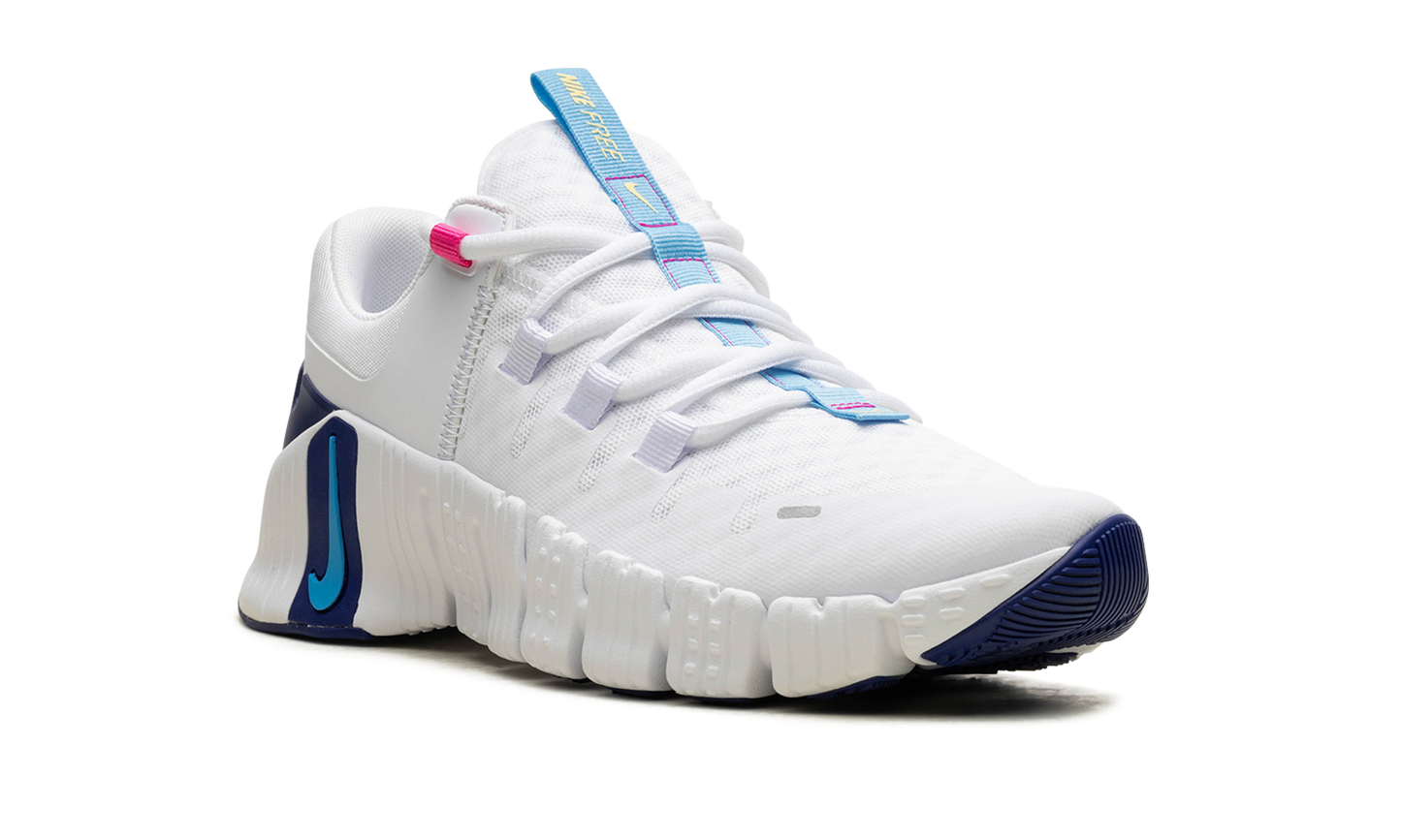 FREE METCON 5 WMNS  WHITE AQUARIUS BLUE