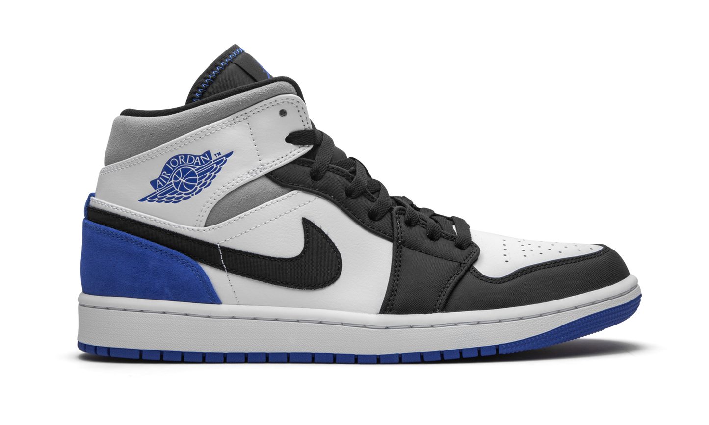 Air Jordan 1 Mid SE  Game Royal Black Toe